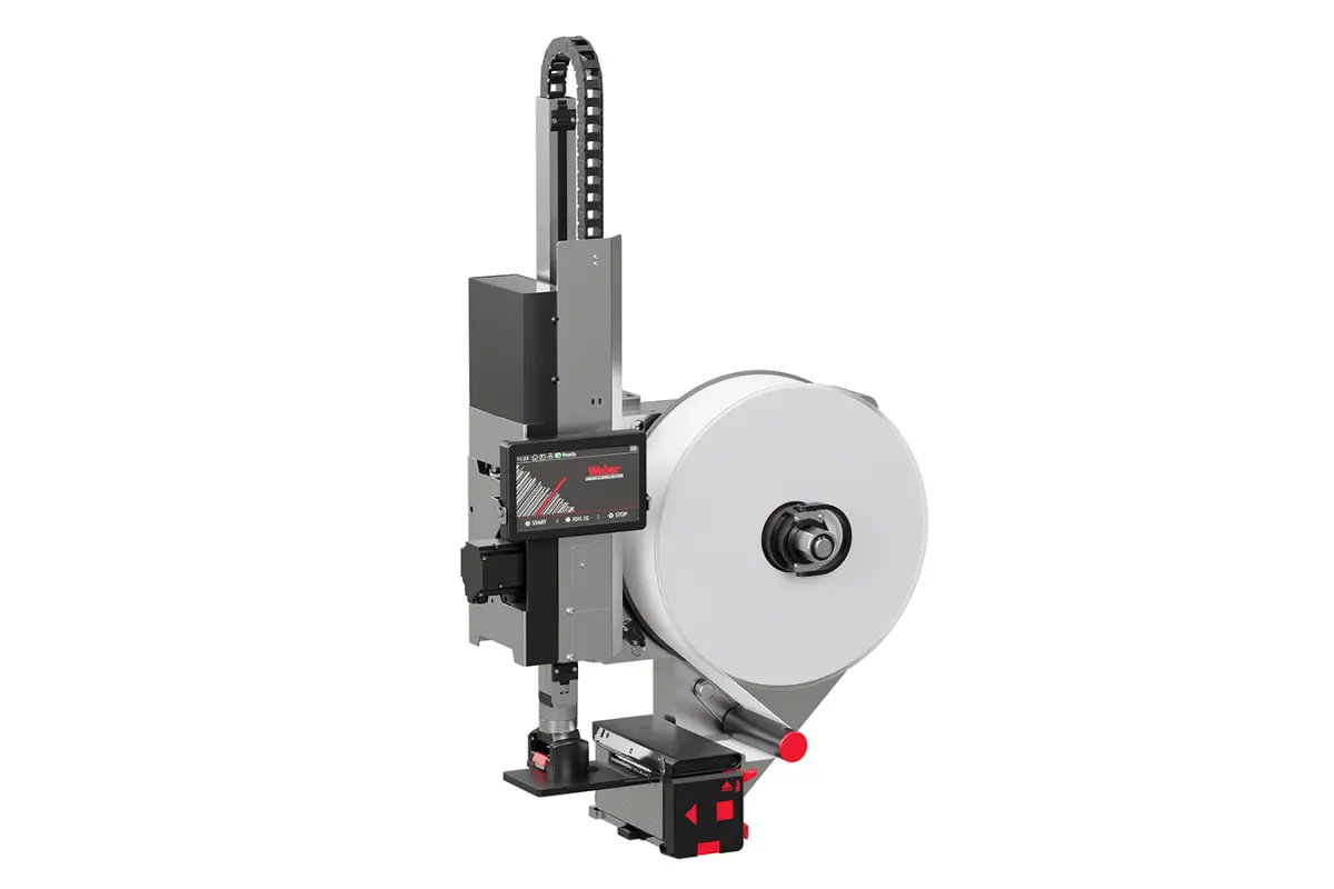 Linerless Etikettendruckspender Prototyp