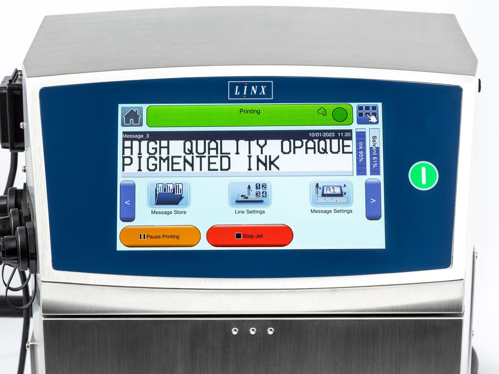 LINX 8940 Spectrum display