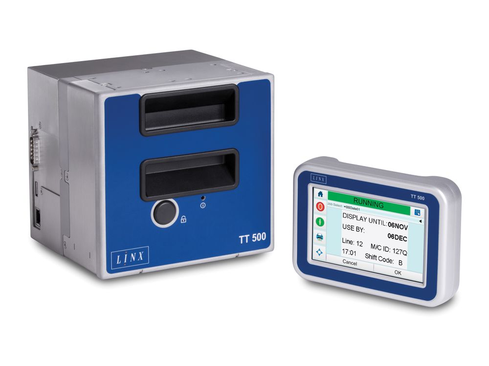 Drucker und Controller des Linx TT 500