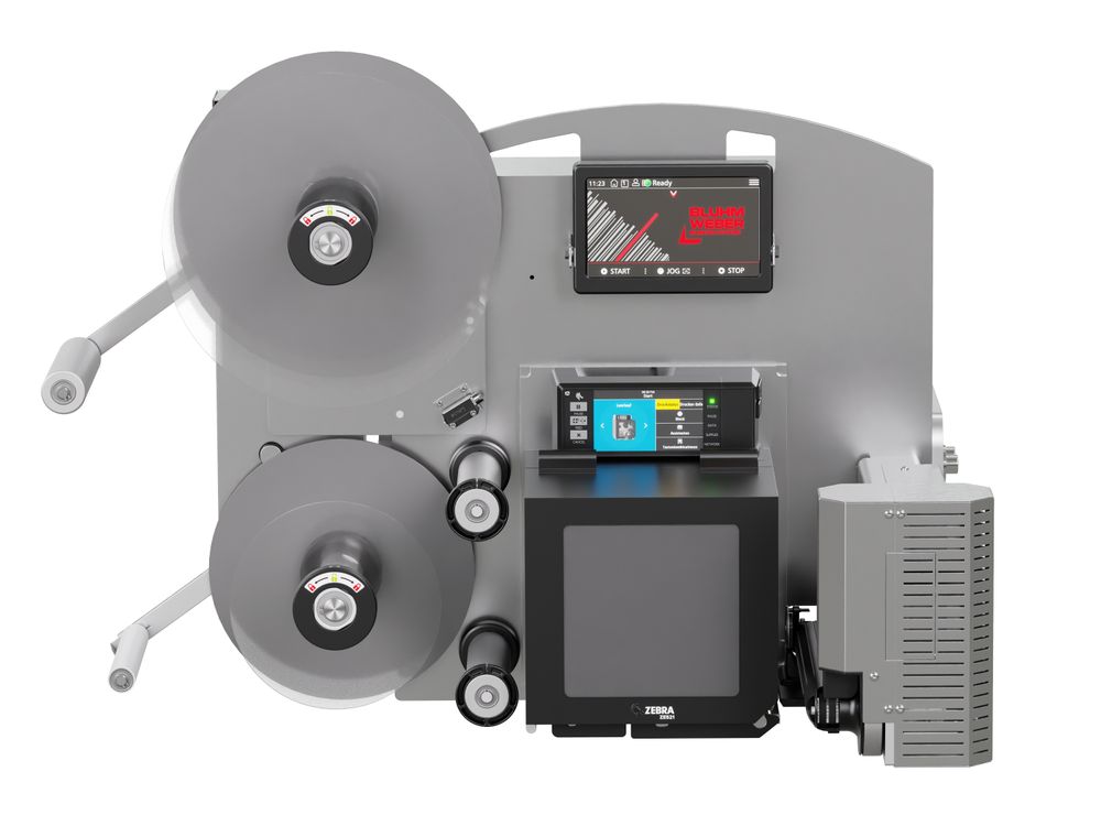 Etikettendruckspender Legi-Air 4050RR ohne Etiketten frontal