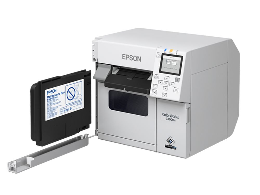 Farbetikettendrucker Epson ColorWorks C4000e Wartungsbox