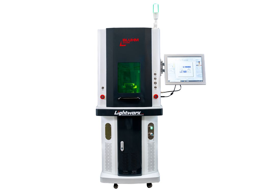 Lightworx Laser-Arbeitsstation von vorne