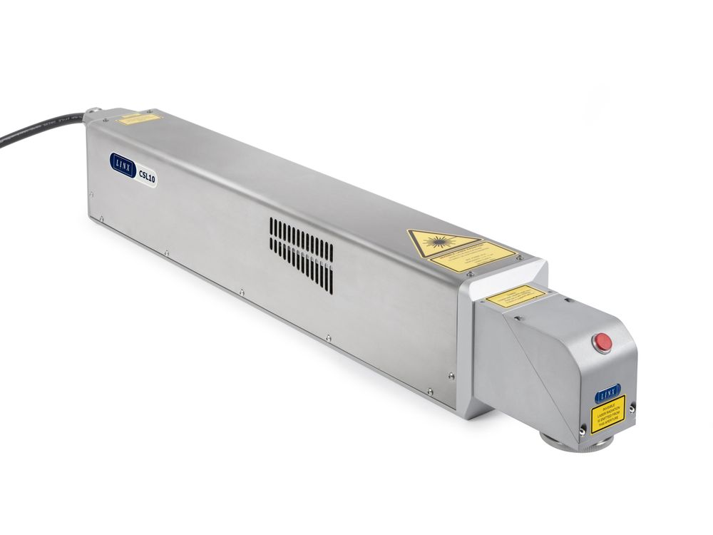 Linx CSL10 Laserbeschrifter Markiereinheit von vorne rechts