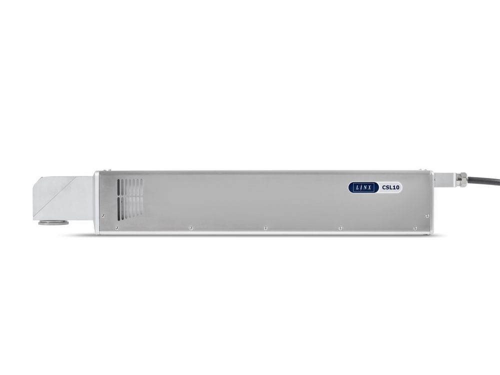 Linx CSL10, Laserbeschrifter Markiereinheit von der linken Seite