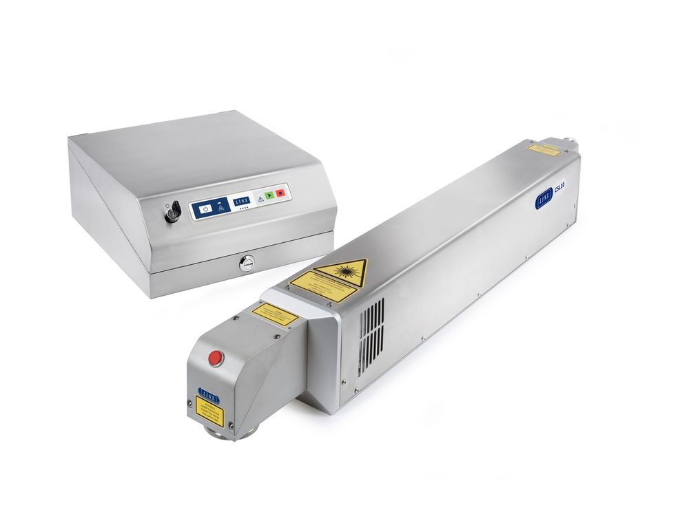 Linx CSL10, Laserbeschrifter Markiereinheit und Versorgungseinheit