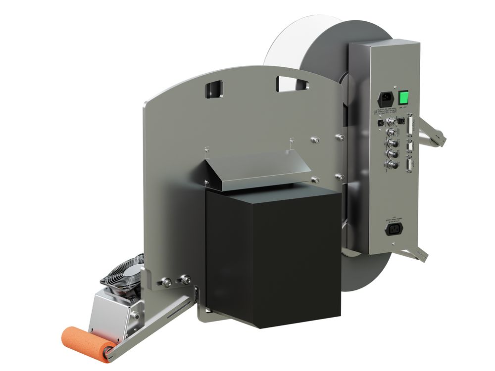 Etikettendruckspender Legi-E 4050B ohne Etiketten Rückseite