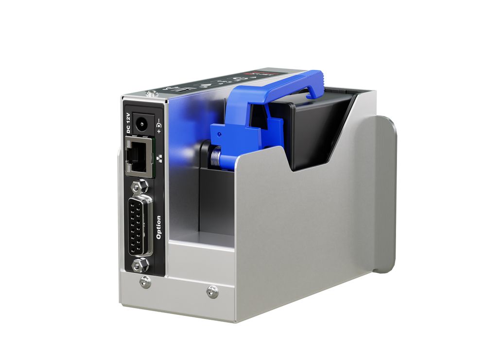 Industrieller Tintenstrahldrucker Markoprint X1JET LX Rückseite rechts