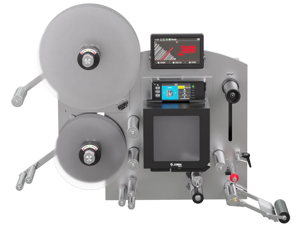 Etikettendruckspender Legi-E 4050AC ohne Etiketten frontal