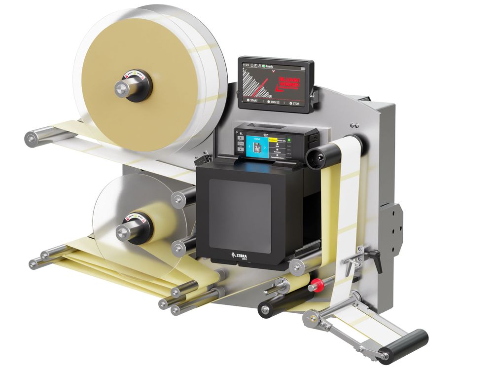 Etikettendruckspender Legi-E 4050AC mit Etiketten rechts