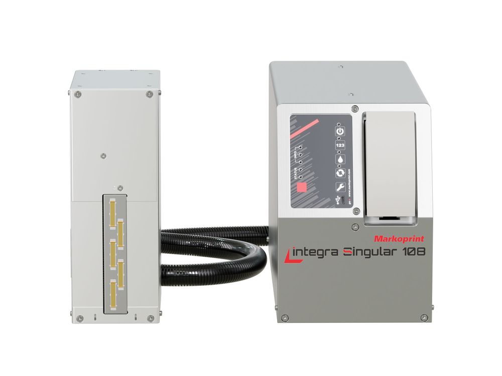 Industrieller Tintenstrahldrucker Markoprint integra Singular 108 frontal