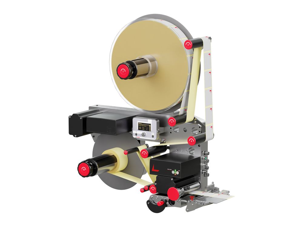 Etikettenspender Alpha HSM schräg vorne links