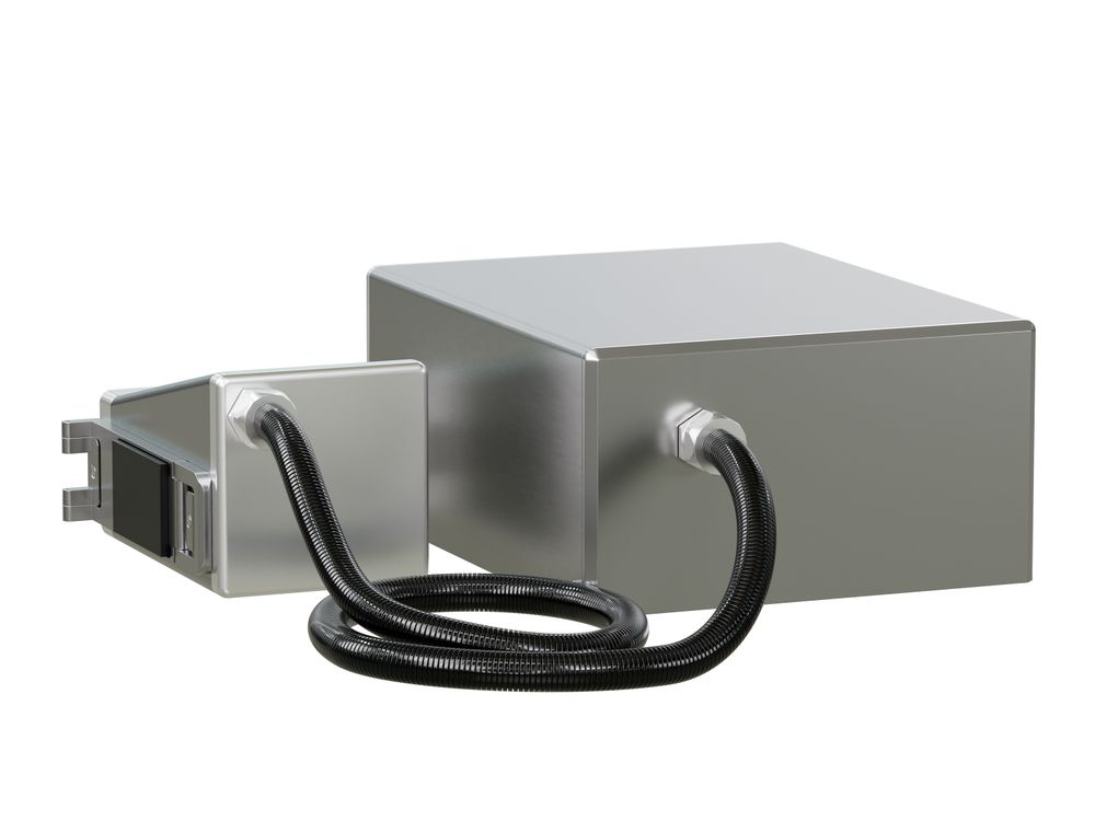 Industrieller Tintenstrahldrucker Makoprint integra PP RAZR Rückseite