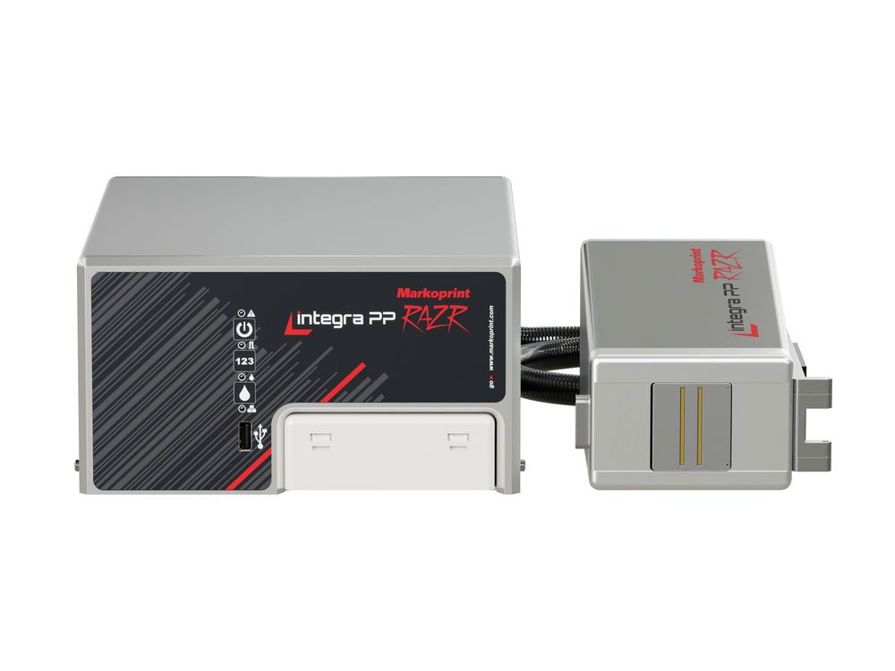 Industrieller Tintenstrahldrucker Makoprint integra PP RAZR von vorne