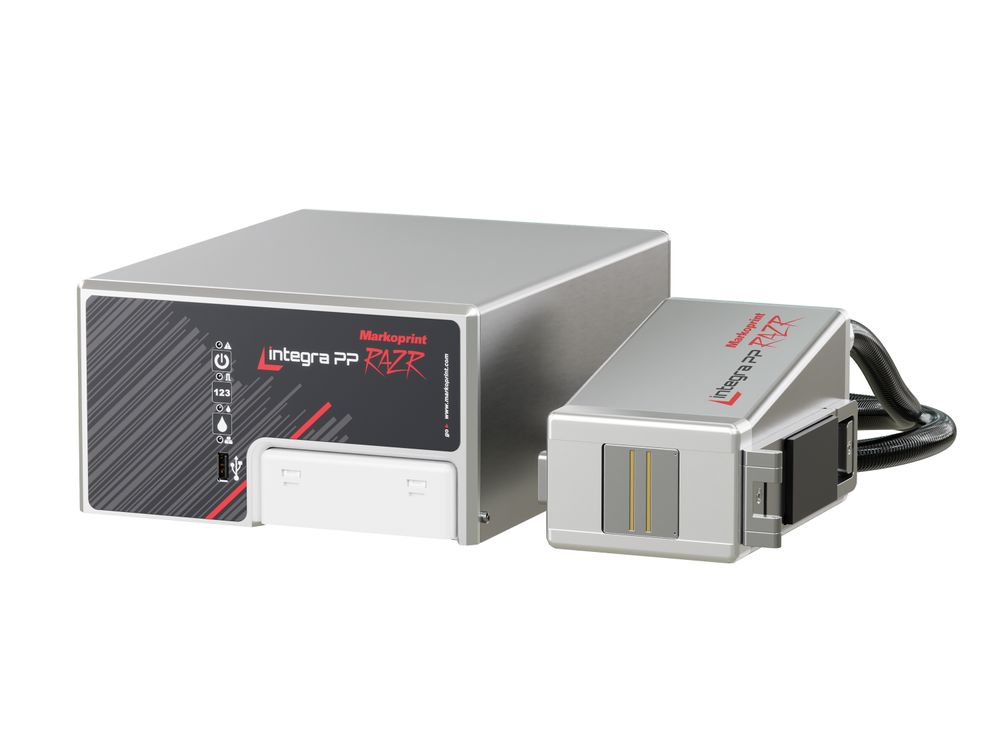 Industrieller Tintenstrahldrucker Makoprint integra PP RAZR vorne links
