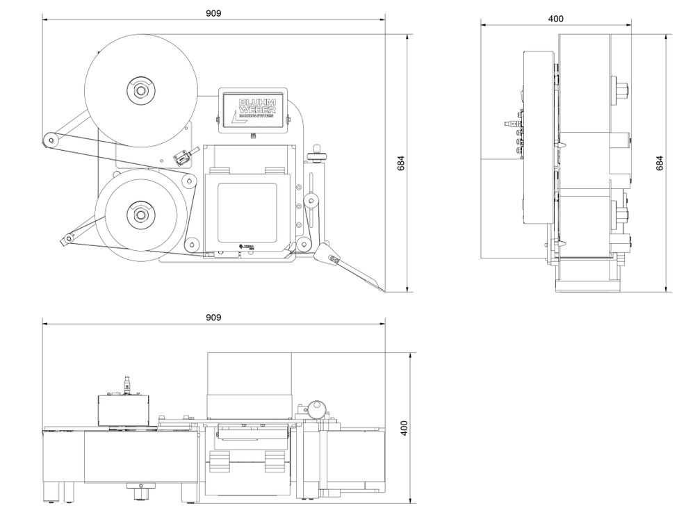 Technische Zeichnung Legi-E 4050 WO