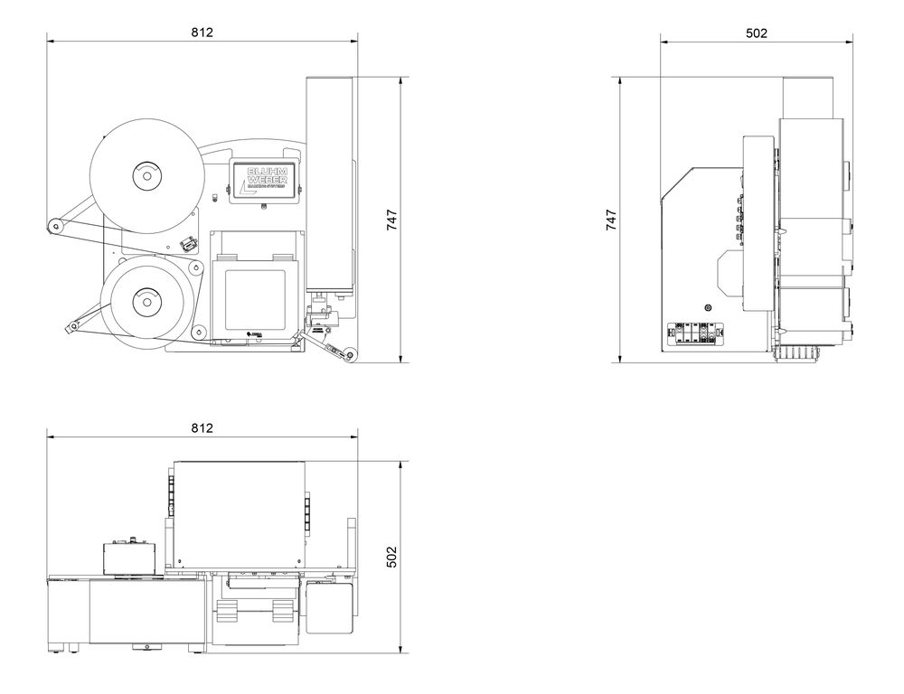 Technische Zeichnung Legi-E 4050 E