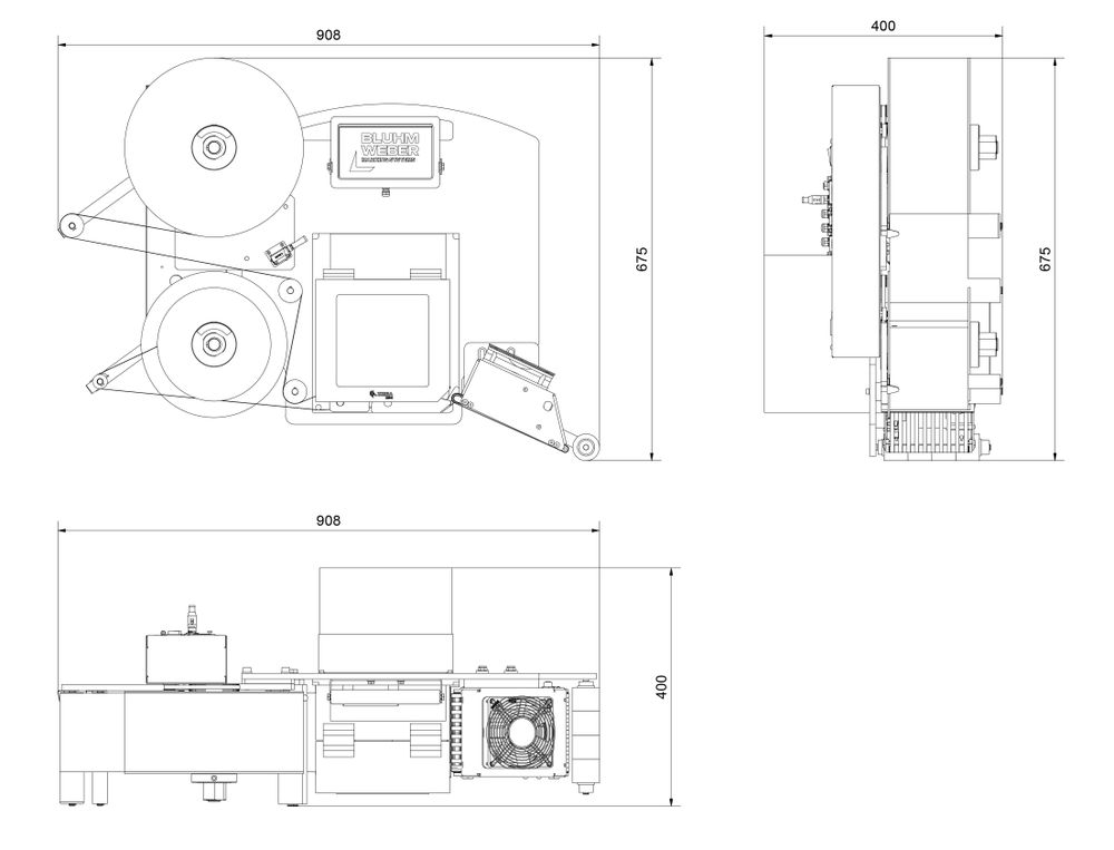 Technische Zeichnung Legi-E 4050 B