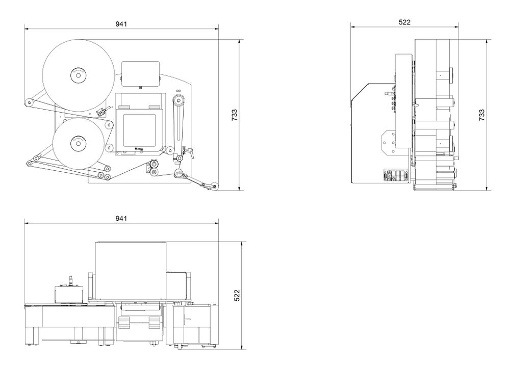 Technische Zeichnung Legi-E 4050 AC
