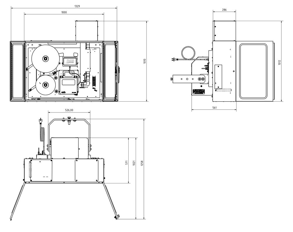 Technische Zeichnung Legi-Air 4050 I