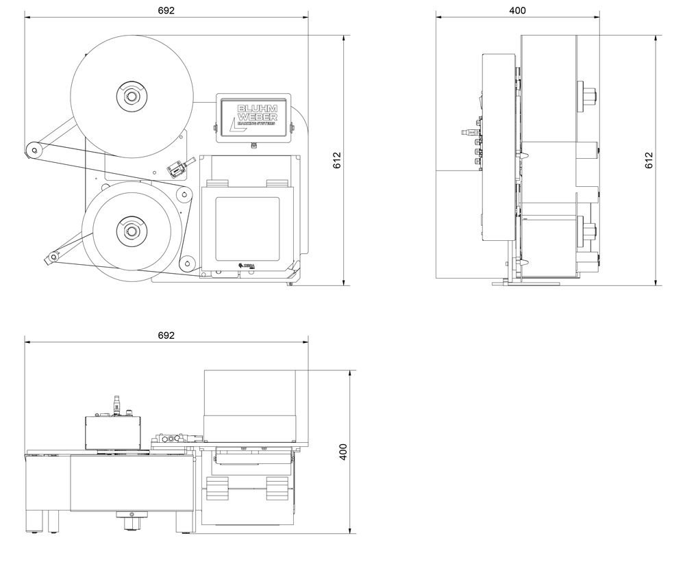 Technische Zeichnung Legi-Air 4050 B-R