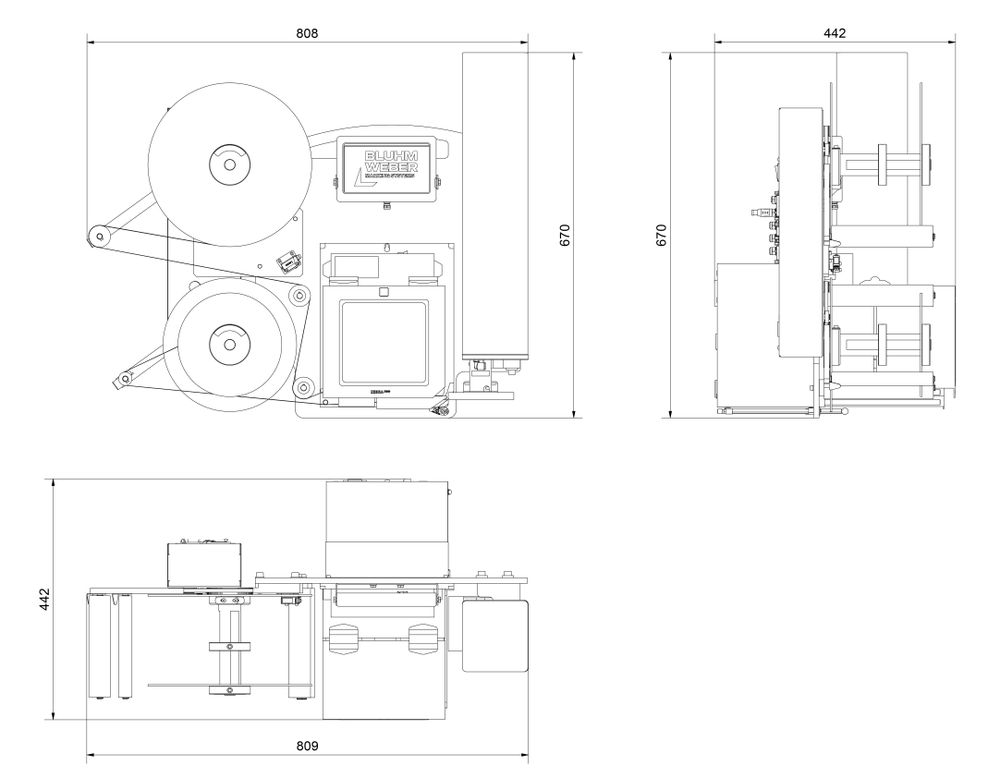 Technische Zeichnung Legi-Air 4050 B