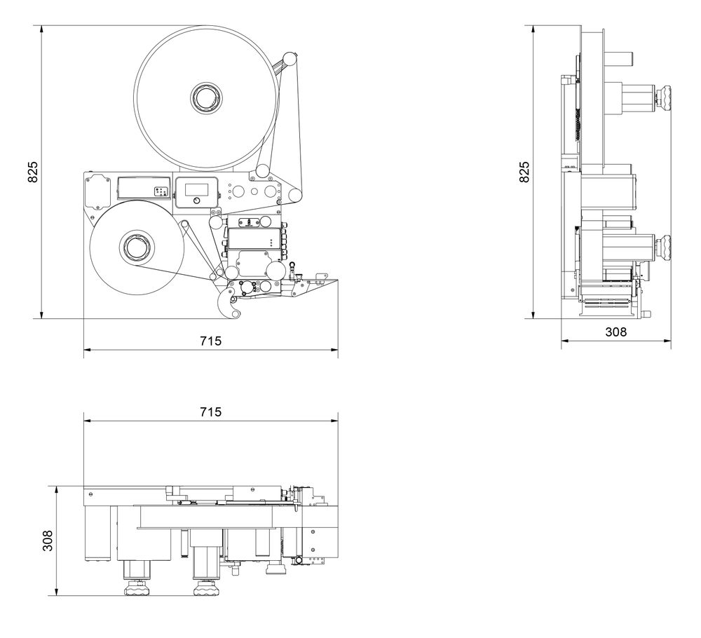 Technische Zeichnung Alpha HSM