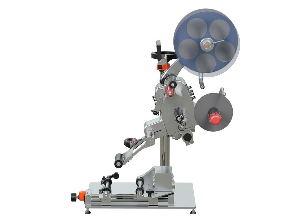 Etikettieranlage Geset 141 ohne Etiketten frontal