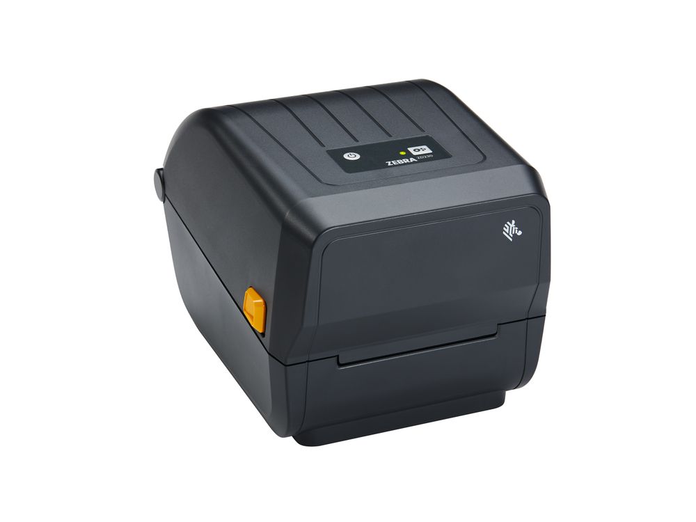 Zebra ZD230t Desktop Etikettendrucker vorne rechts