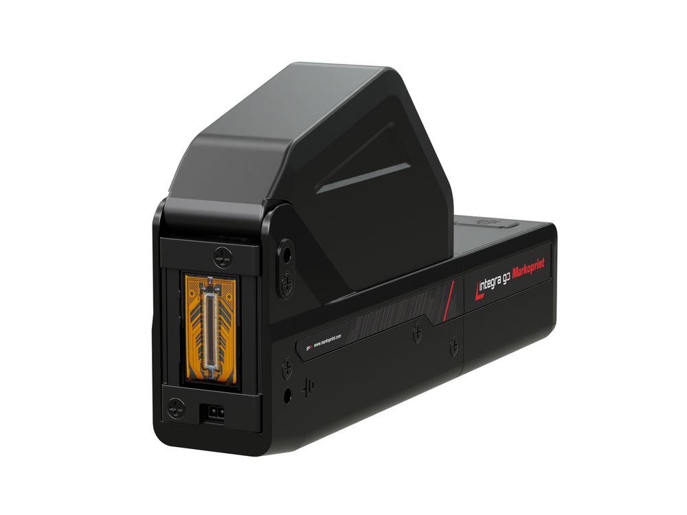 Industrieller Tintenstrahldrucker Markoprint integra go frontal links