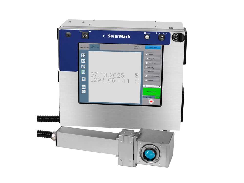Faserlaser e-SolarMark+ eFLS von vorne