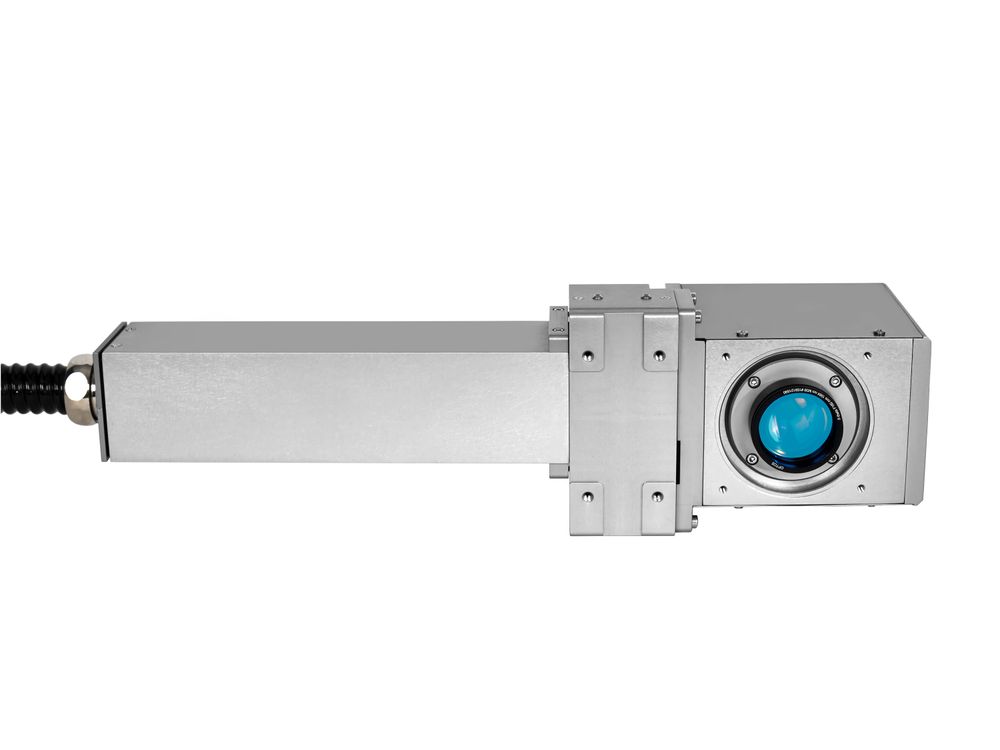 Faserlaser e-SolarMark+ eFLS Markiereinheit Laserkopf front