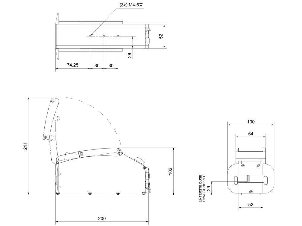 Technical Drawing Markoprint integra One IP LX