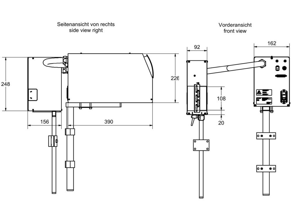 Technical Drawing Markoprint integra Singular 108