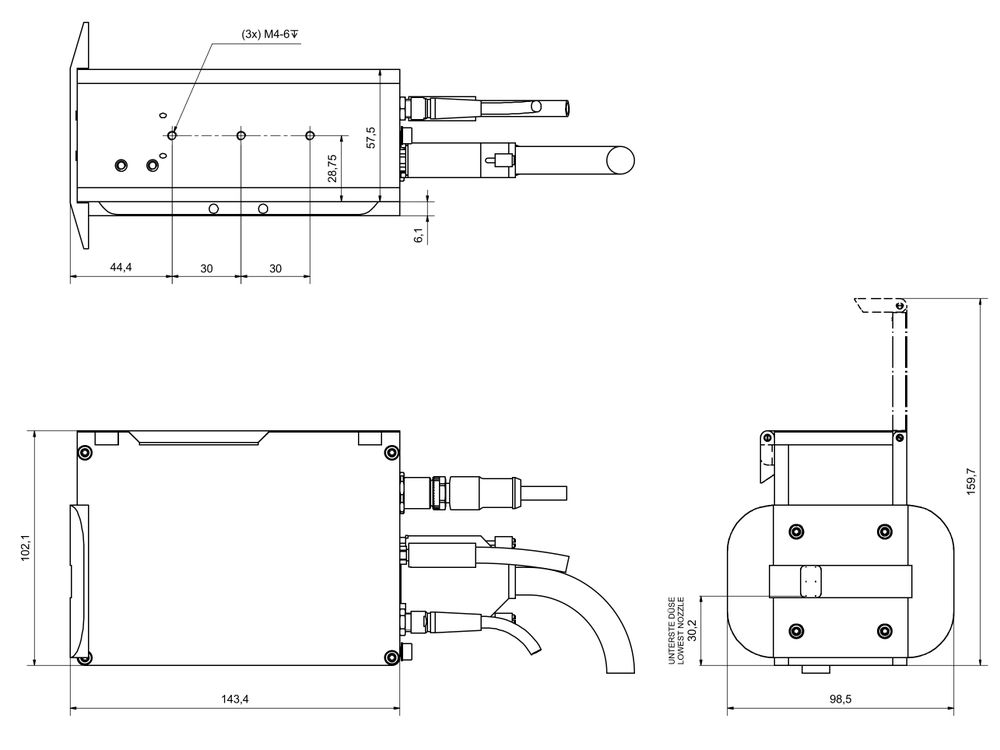 Technical Drawing Markoprint IP-JET
