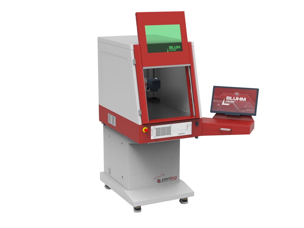 Laserstation LG200 offen von vorne rechts