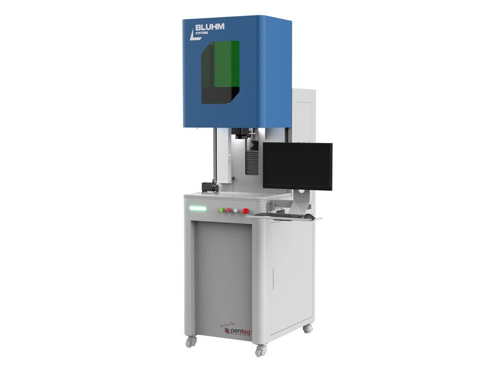 Laserstation Penlite offen von vorne links