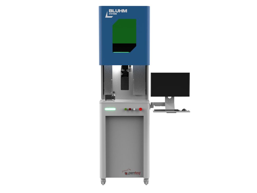 Laserstation Penlite frontal geöffnet