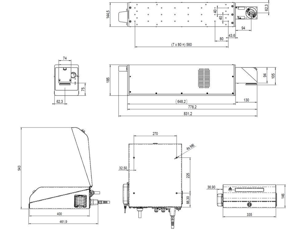 Technische Zeichnung CSL30