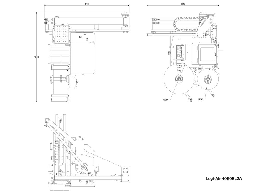 Technische Zeichnung Legi-Air 4050 E(L)2A