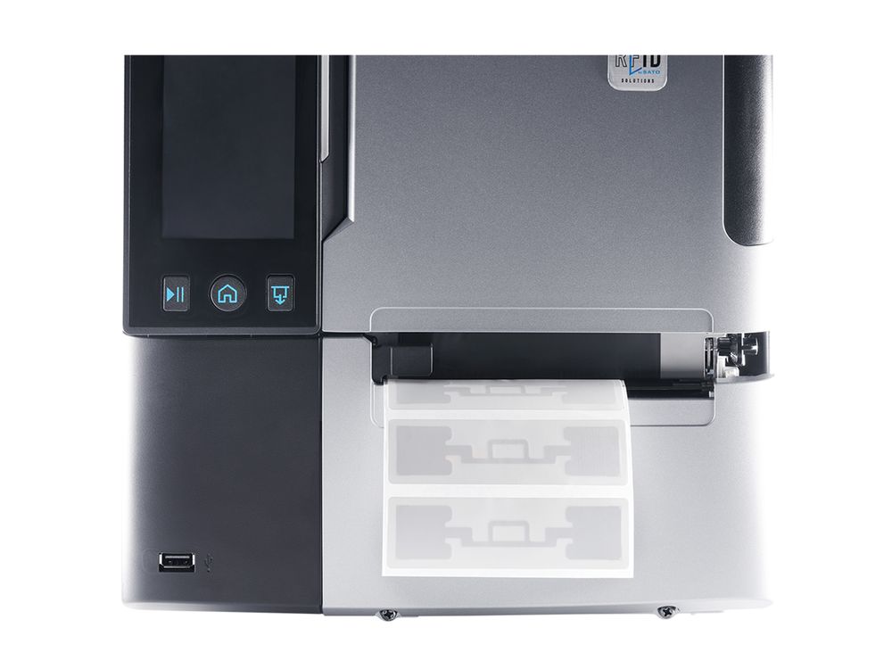 Sato CL4-SXR RFID Etikett frontal