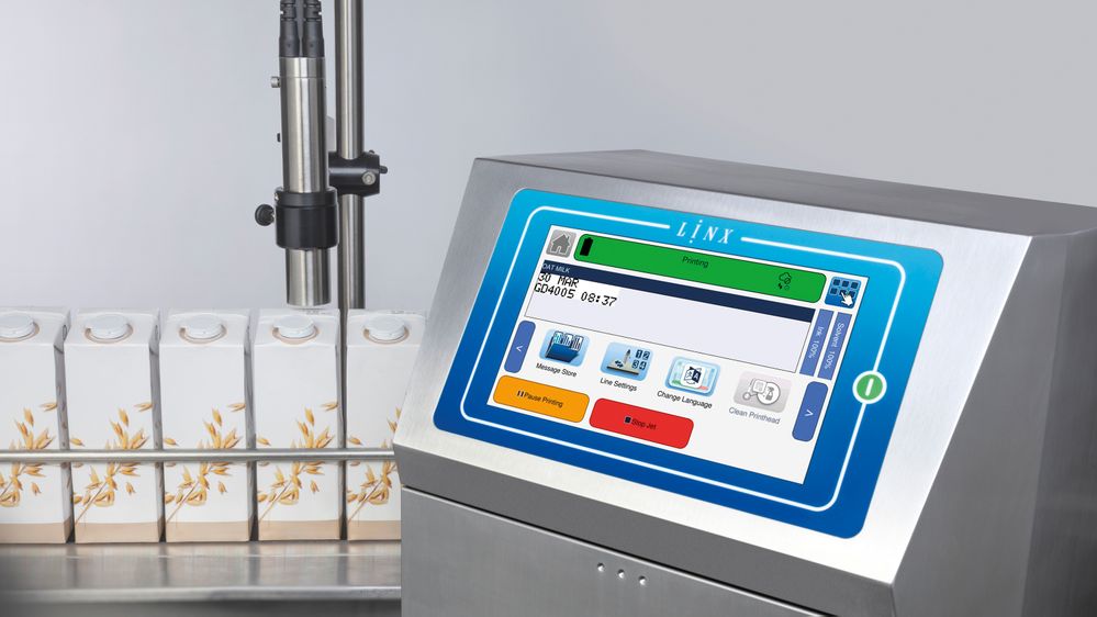 LINX 9900 marking tetra pack