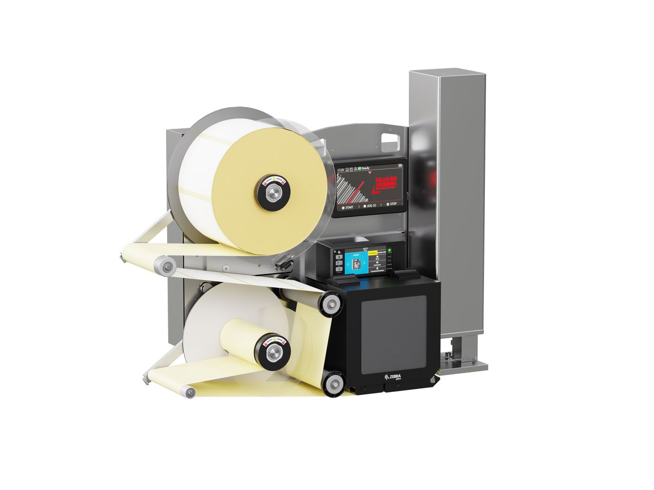 Label print applicator Legi-Air 4050E with labels on the left