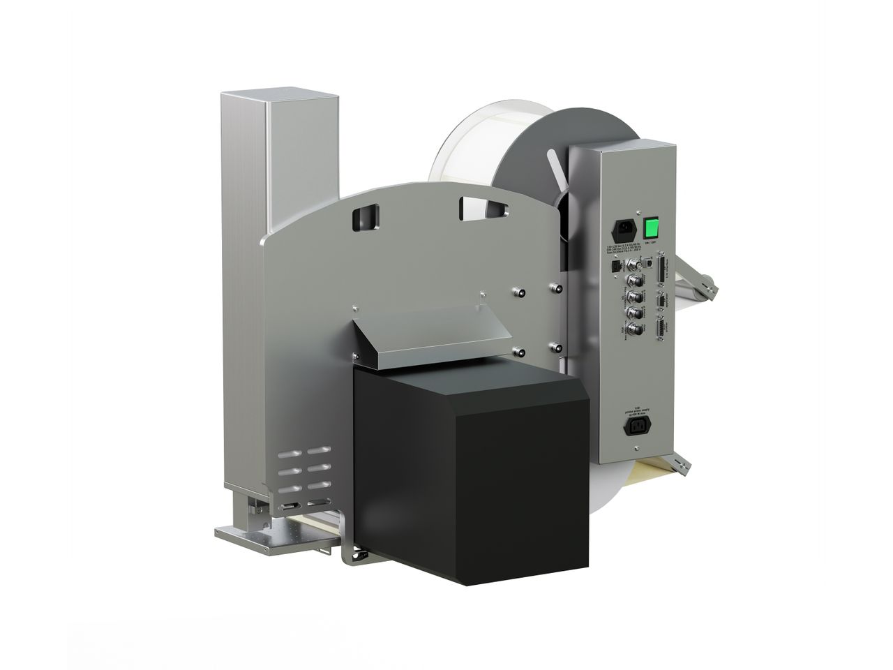 Label print applicator Legi-Air 4050B with label backside