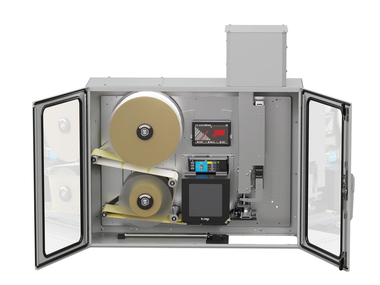 Label print applicator Legi-Air 4050I open front