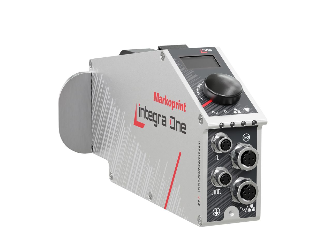 Industrieller Tintenstrahldrucker Markoprint integra One Rückseite links