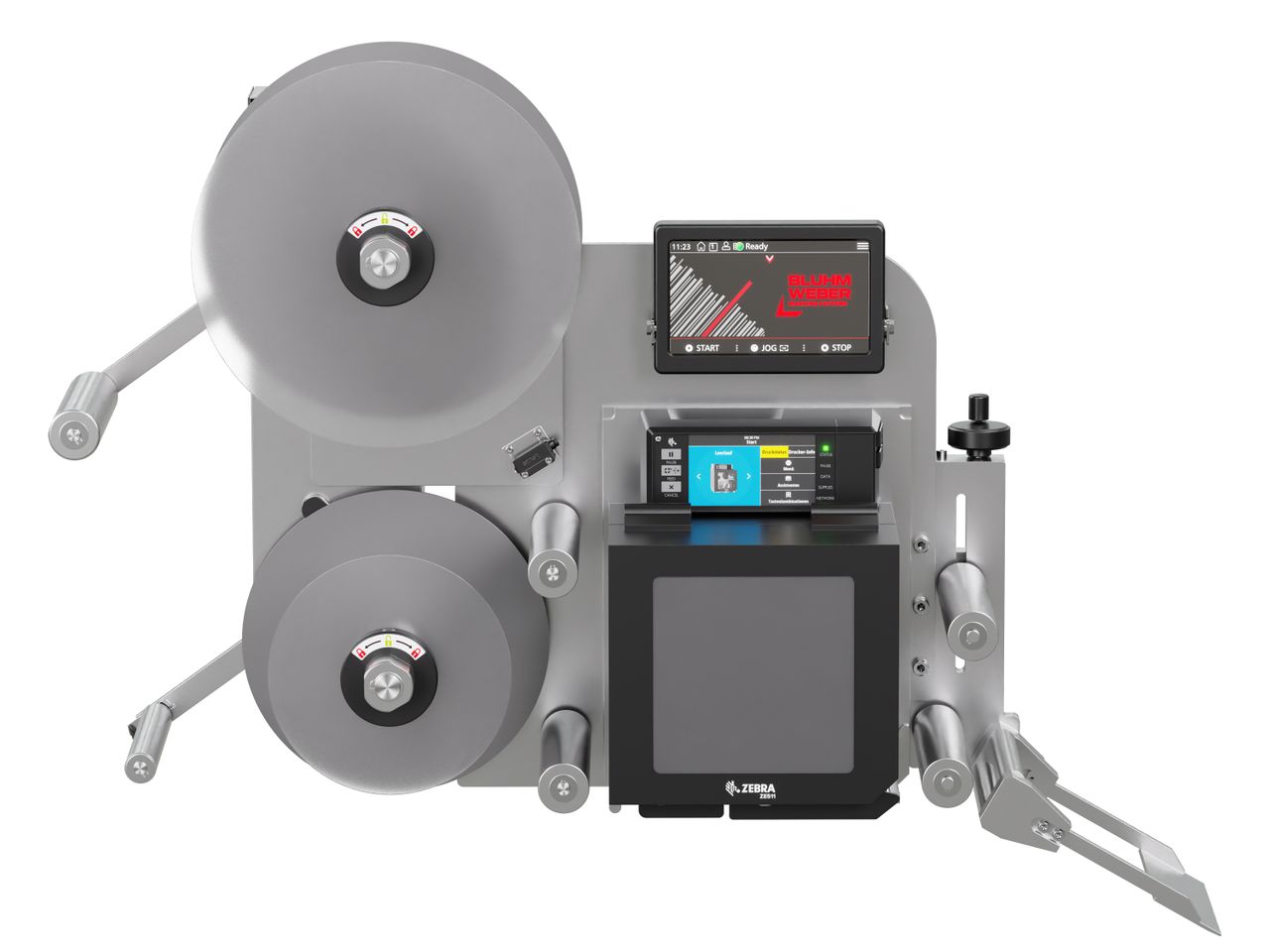 Etikettendruckspender Legi-E 4050WO ohne Etiketten frontal