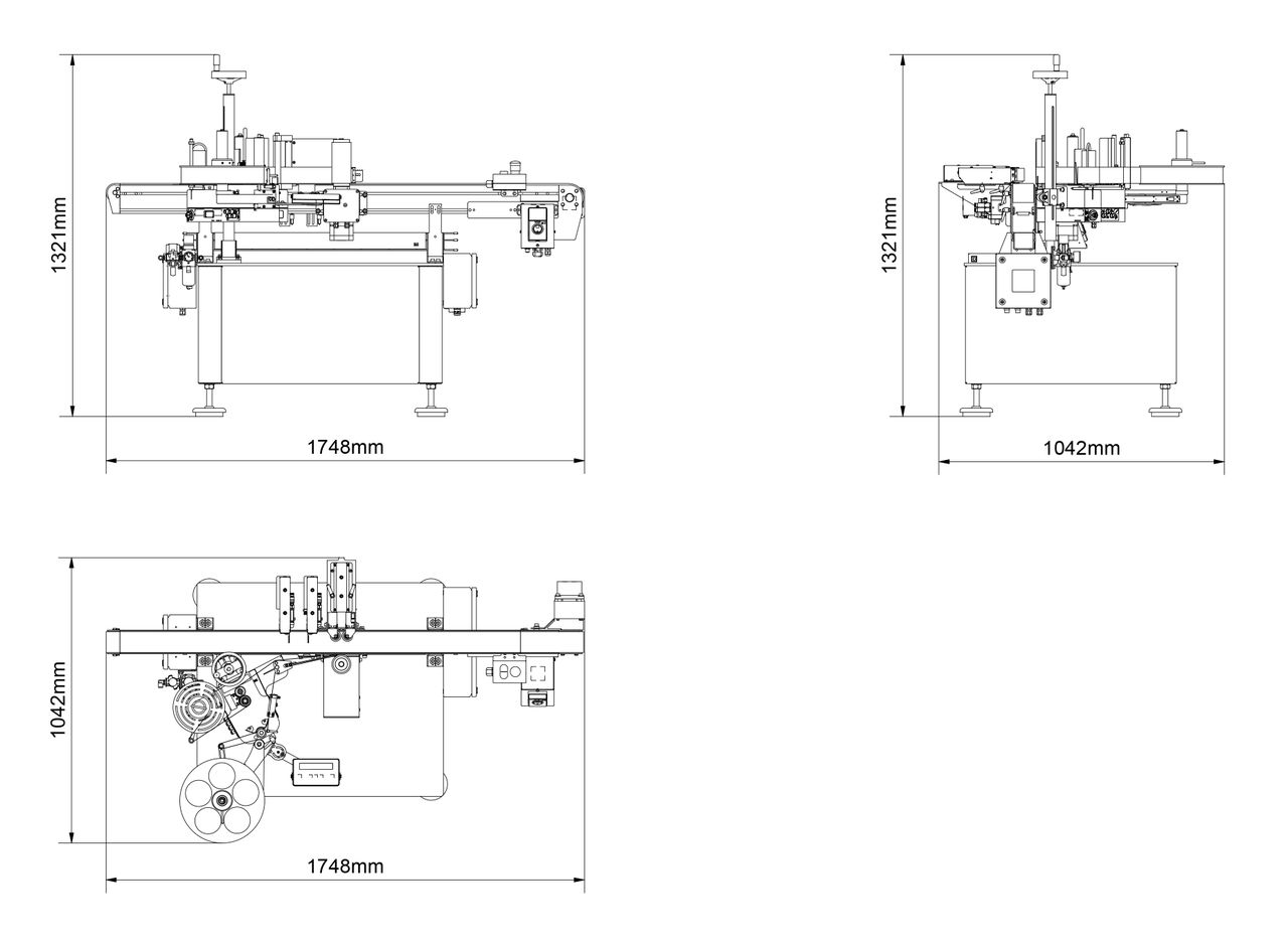 Technical drawing Geset 222