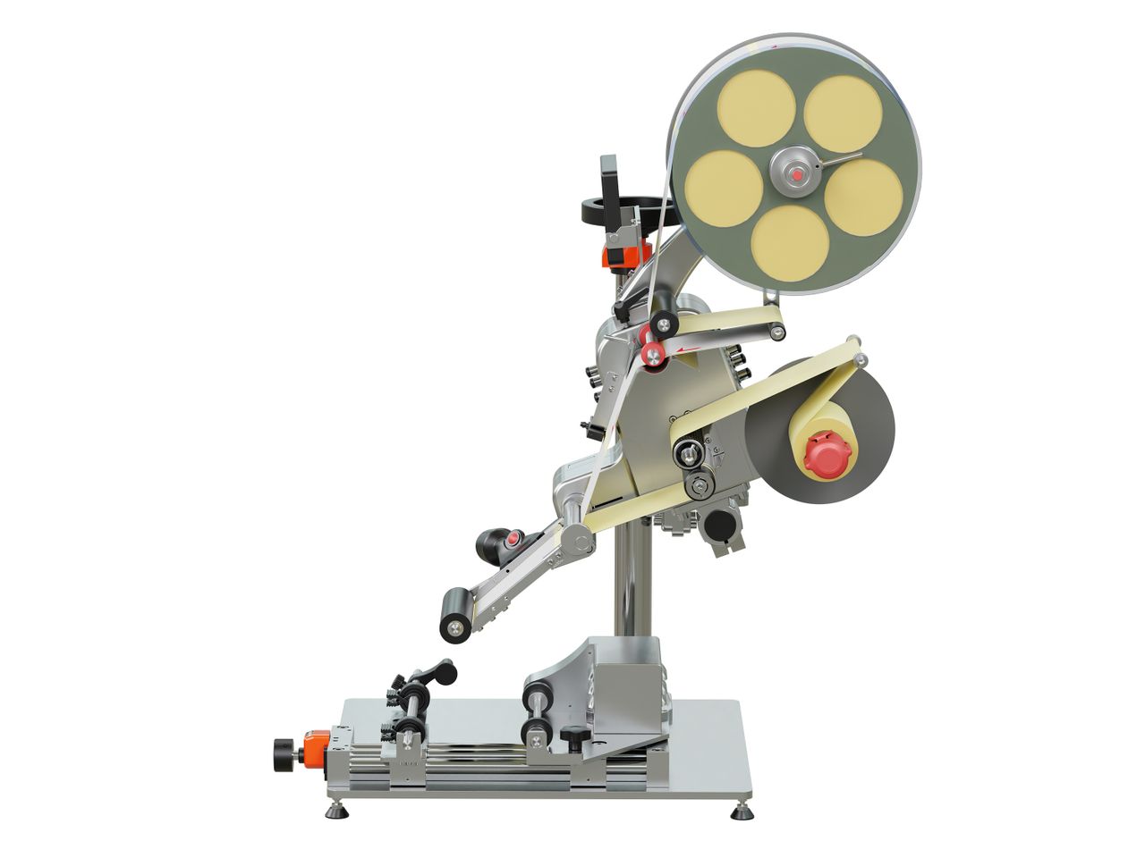 Geset 141 labeling system with labels front