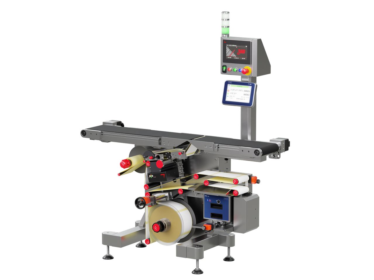 Geset 212 labeling system with labels right