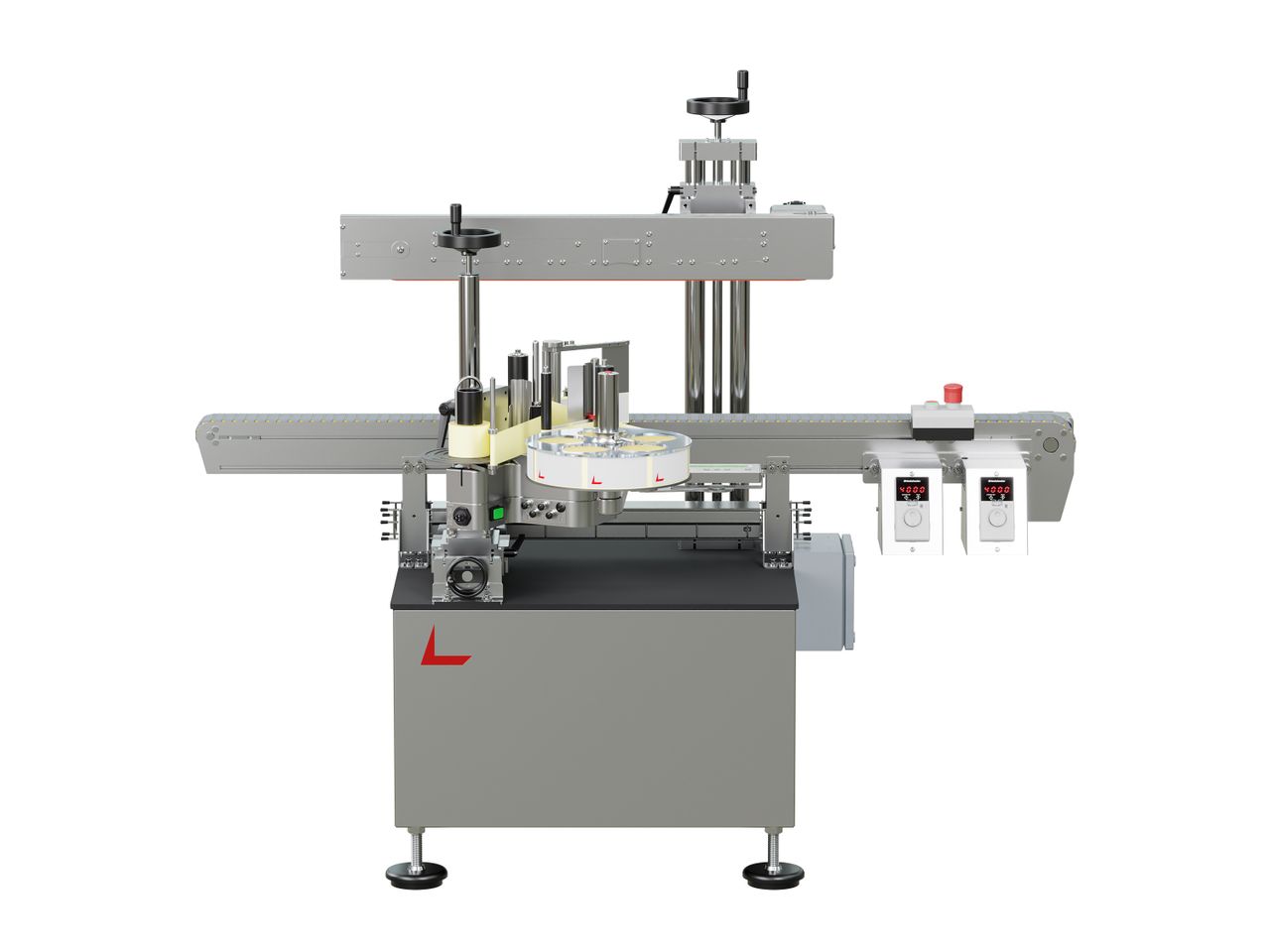 Geset 213 labeling system with front labels